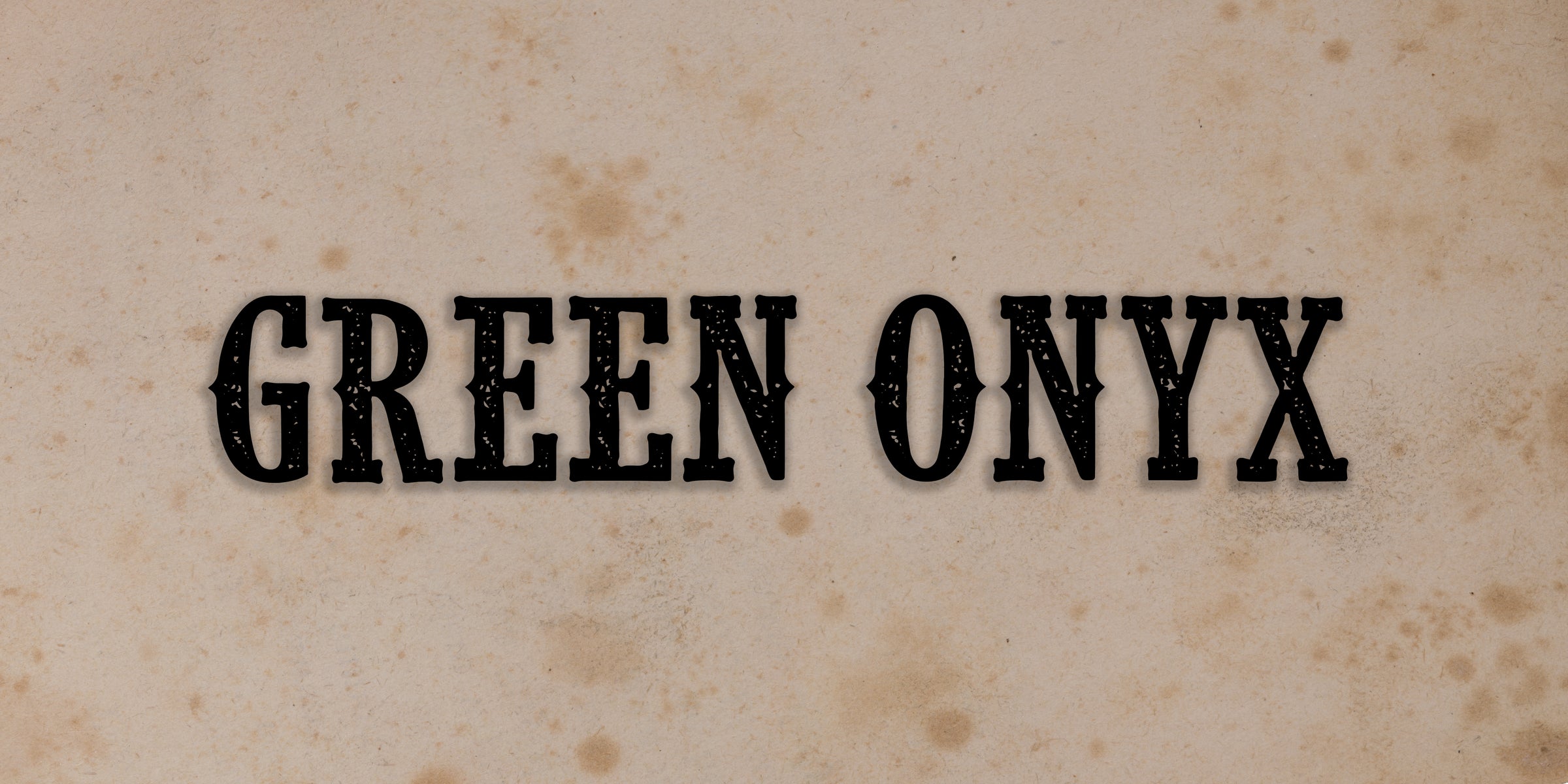 Green Onyx