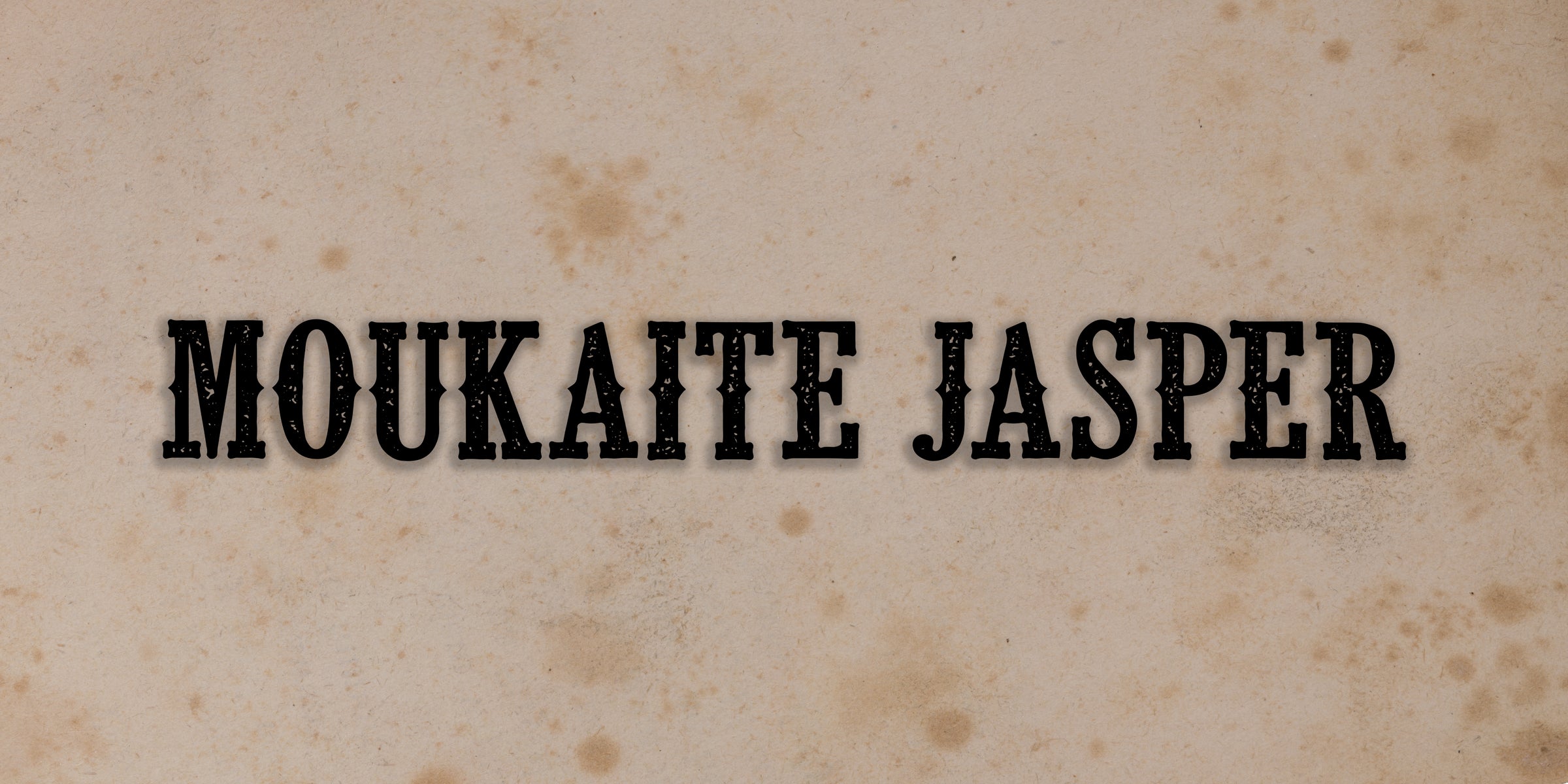Moukaite Jasper