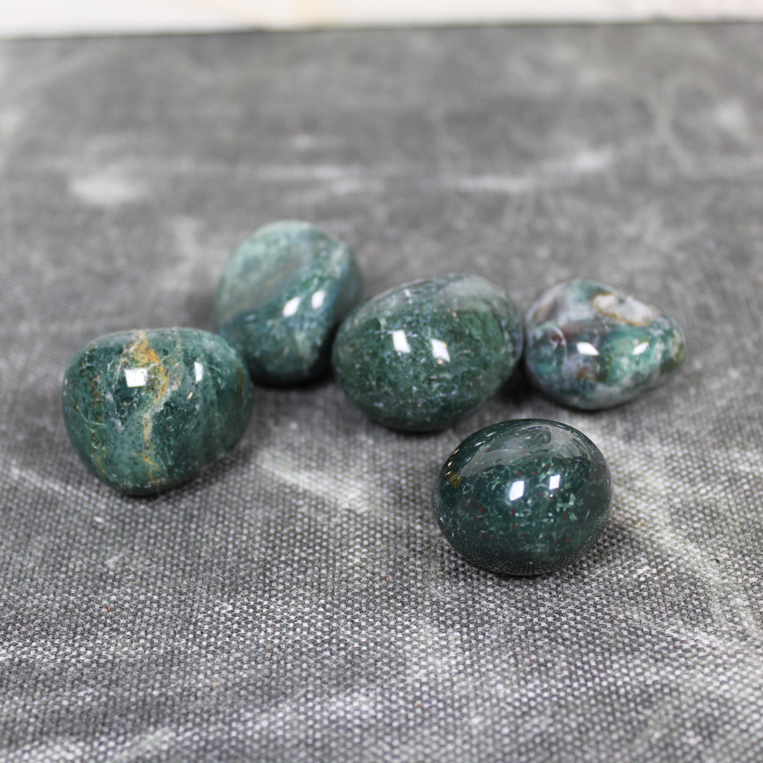 Bloodstone Tumbled Stone