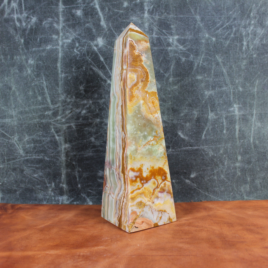 Green Onyx Obelisk (Large)