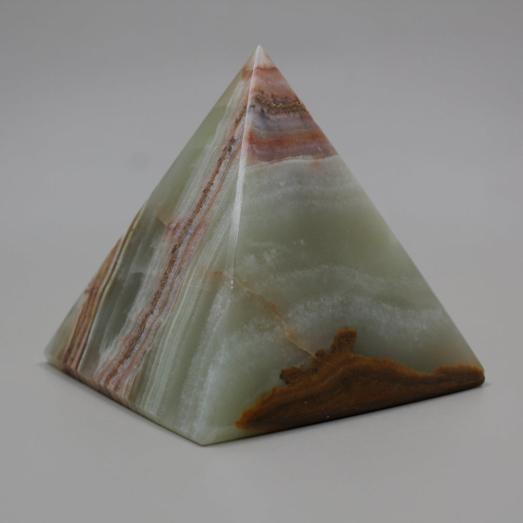 Green Onyx Pyramid