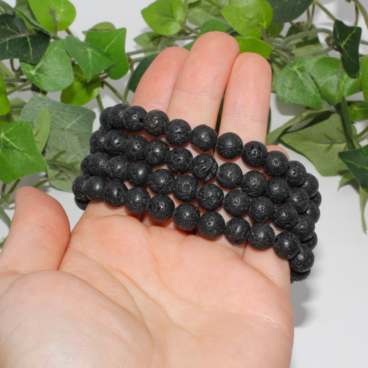 Lava Stone Beaded Bracelet