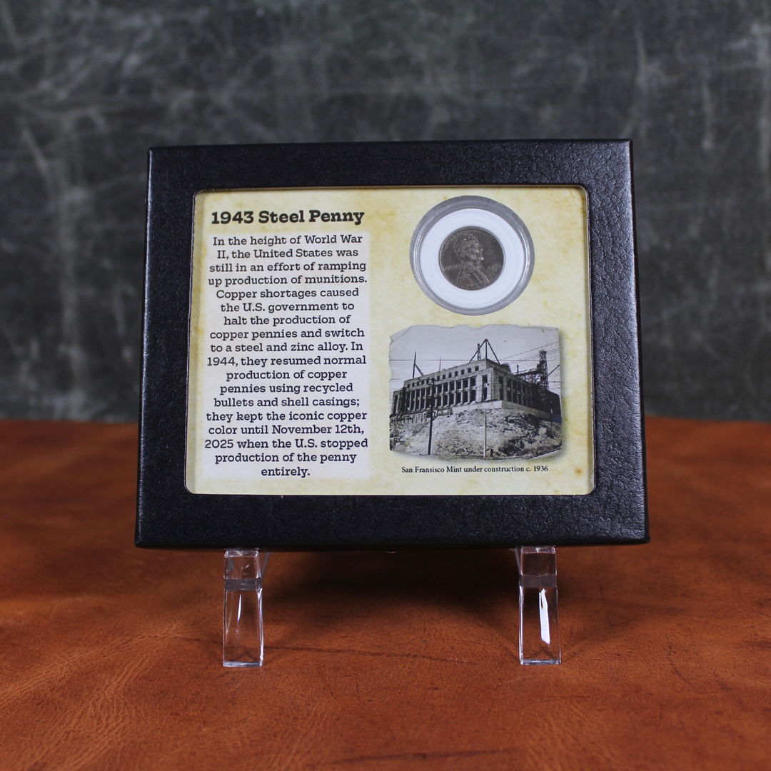1943 Steel Penny Shadow Box