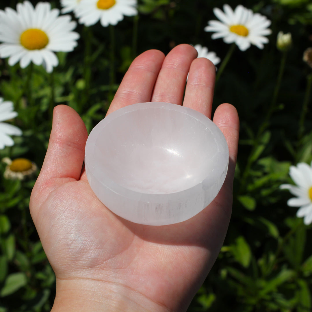 Small Selenite Bowl Small Selenite Bowl