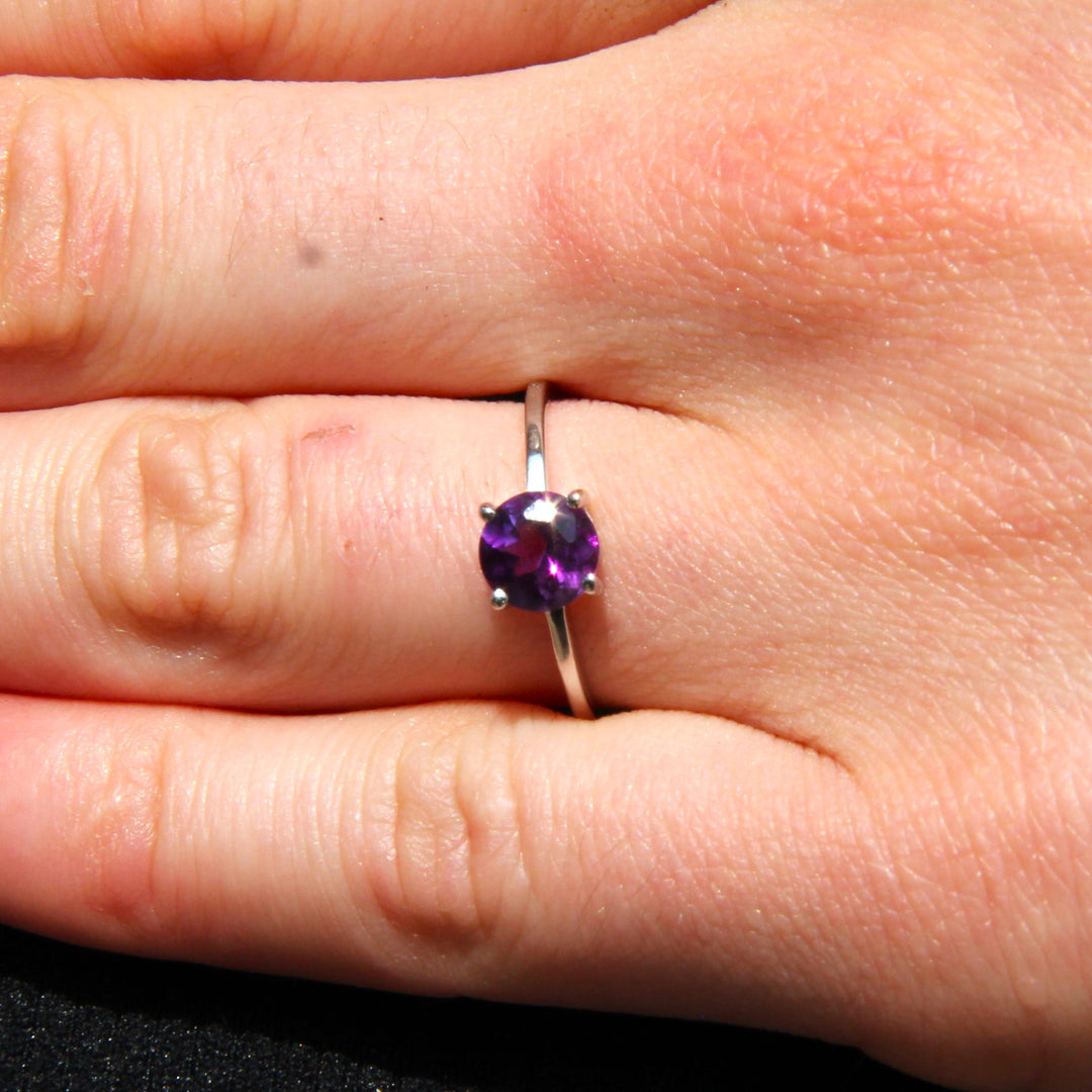 Sterling Silver Amethyst Ring